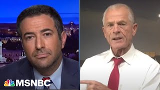 Trump Aide Peter Navarro Pressed on Coup Plot by Ari Melber in 2022, before later conviction in 2023