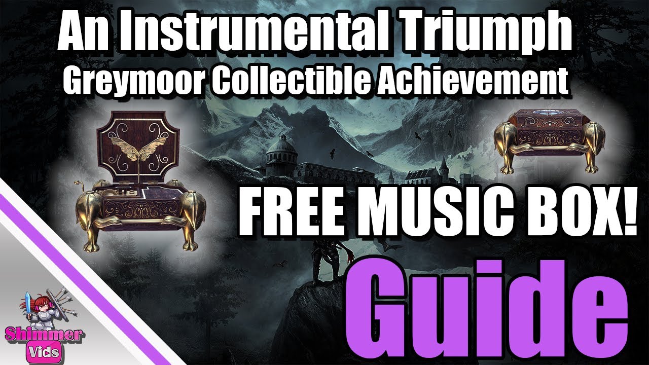 ESO FREE Music Box Greymoor Collectible Achievement Instrumental