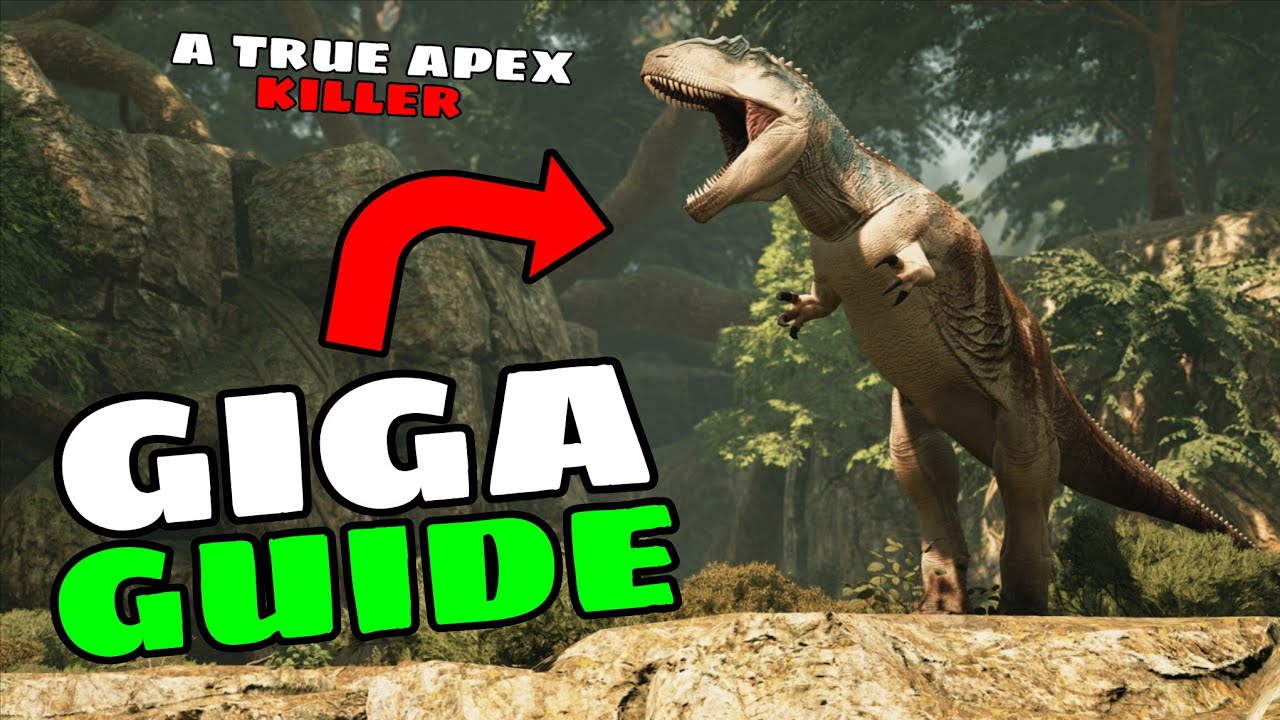 Giganotosaurus PvP tutorial & Best Build | Path of titans