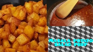 Preparation of Masala Potato Salad (ಕನ್ನಡ)