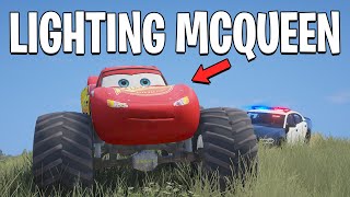Information Trolling Cops In A 1000HP Lightning McQueen Monster Truck on GTA 5 RP Update