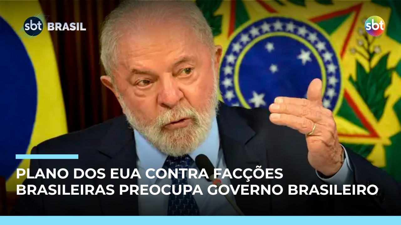 Planalto discute plano dos EUA para classificar facções brasileiras como terroristas | #SBTBrasil