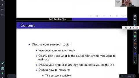 Research Progress Presentation and HW 2