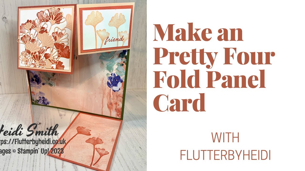 NEW FOLD to me Fun Fold #217 Make a Pretty Four Panel Fun Fold Card ...