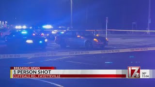 One person shot in Fayetteville One person shot in Fayetteville