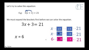 Solving Equations with Brackets