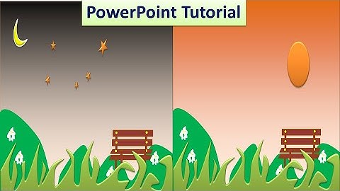 PowerPoint में Sun Set और Moon Rise Scene कैसे बनाएं | How to Create Sun Set & Moon Rise Animation