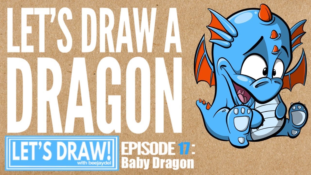 Let S Draw Episode 17 How To Draw A Dragon Youtube