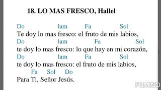 Miniatura de "Lo Mas Fresco, Hallel (con acordes)"