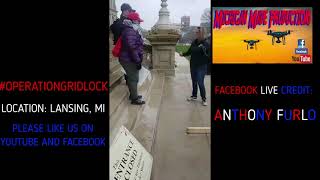 Operation Gridlock, Lansing Michigan, Citizens protest governor
