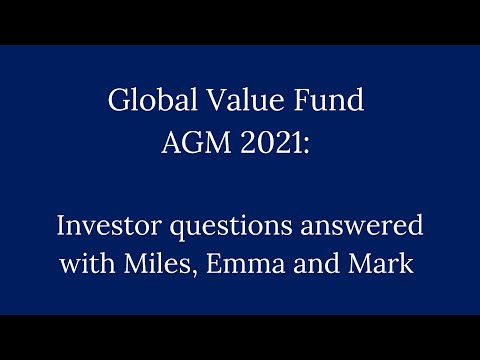 Global Value Fund AGM 2021: Investor questions answered with Miles, Emma and Mark