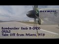 Take off from athens international airport ath lgav with bombardier dash 8 q400