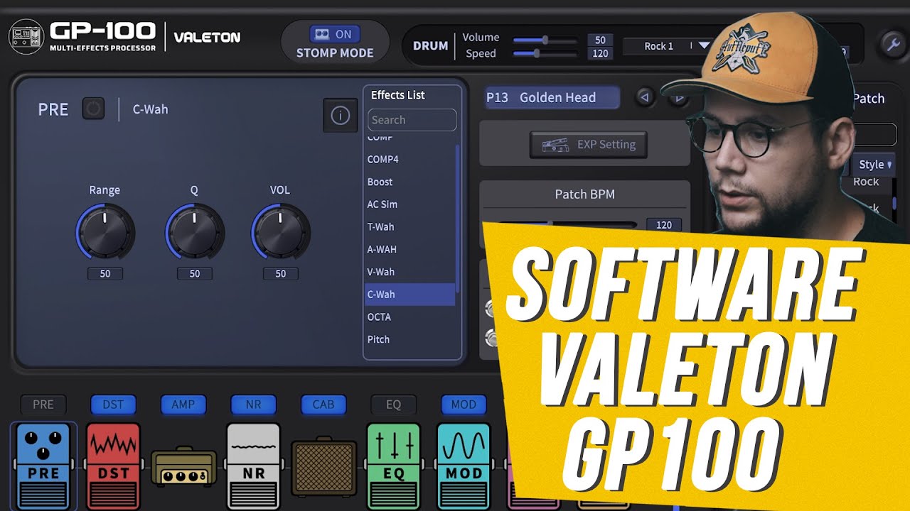 USANDO O EDITOR DA VALETON GP100 - YouTube