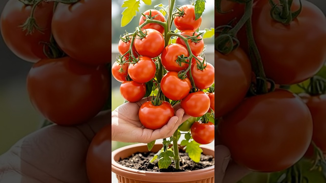 🌱 Grow Tomatoes Easily in Pots | Complete Step-by-Step Guide