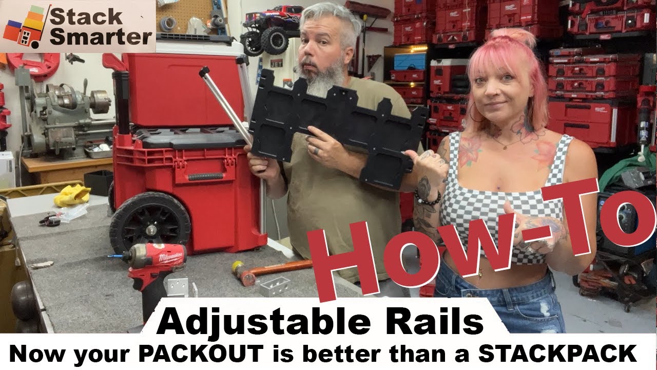 QuickTip: Adjustable Rails MOD for your Milwaukee Tool PACKOUT from  STACKSMARTER - How-to