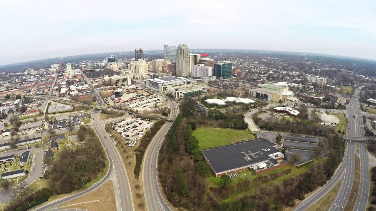 Raleigh, NC - City Aerials (4K) - YouTube