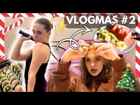 SQUASH + SUSHI = DZIEŃ IDEALNY 🥹❤️ VLOGMAS 2 🎄