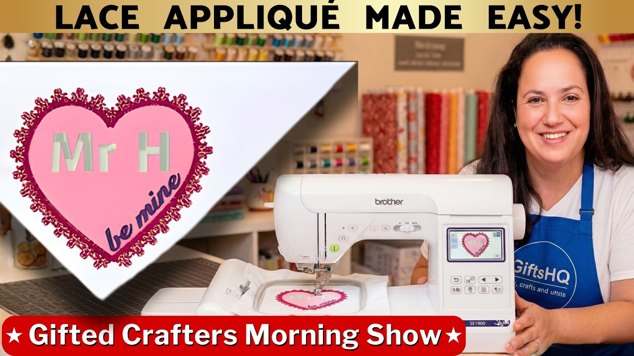 Embrilliance Software: Beginner Lace Edge Applique Made Easy | GCMS 2-12-26 #195