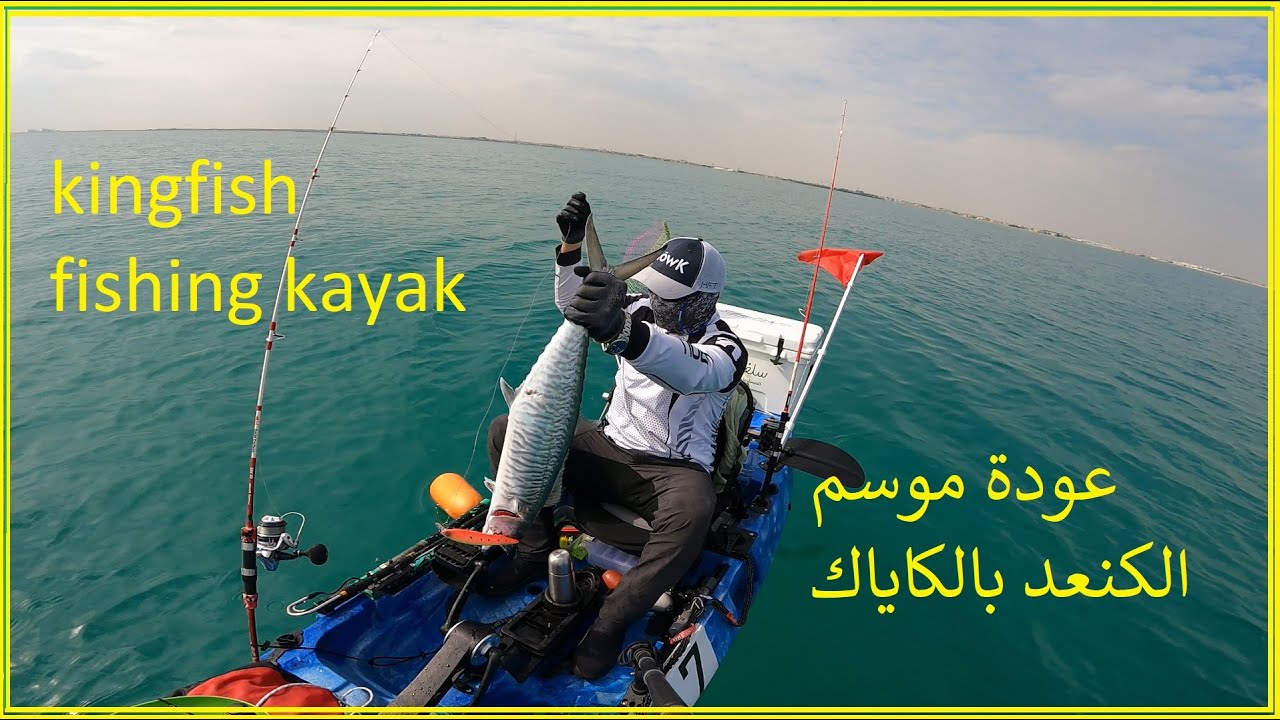 طلعة صيد كنعد بالكاياك قمة بالمتعة kingfish fishing kayak