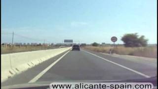 Locations of Gas Stations Near Alicante Airport in Spain