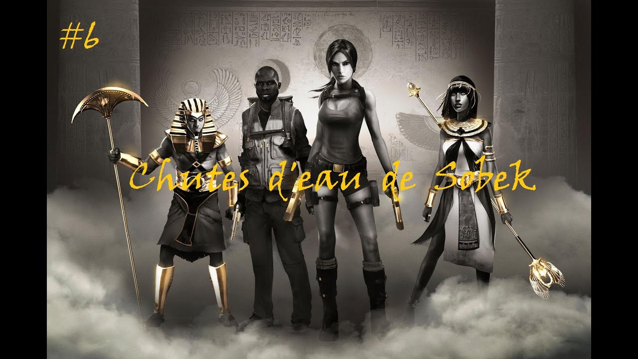 [100% Solutions] Lara Croft et le temple d'osiris #6 - Chutes d'eau de Sobek