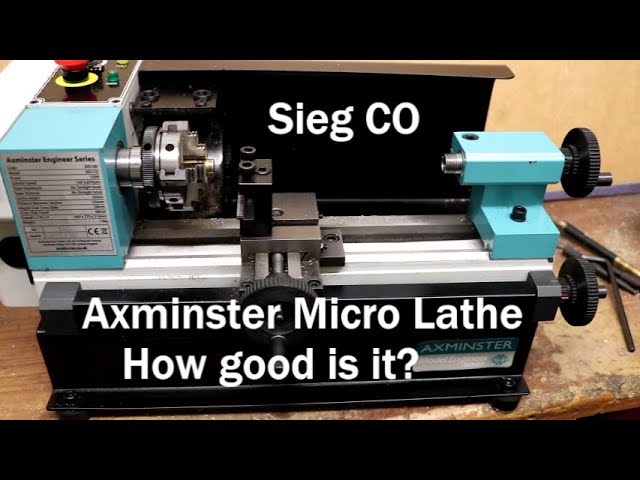 Axminster CO Micro Lathe. Sieg CO - YouTube