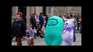 Ellwood City's Halloween Parade featuring Marching Bands, Floats & Fire Engines