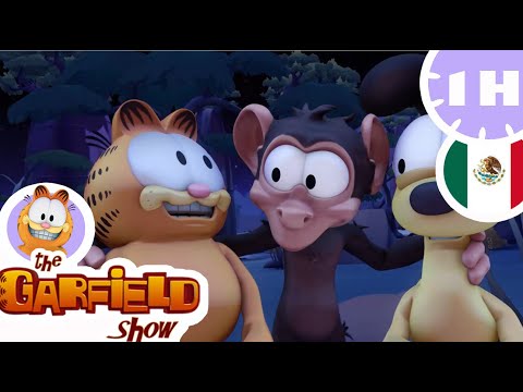 🦓Garfield visita a los animales de África!🦁 - El Show de Garfield