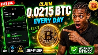 How I Claim FREE 0.0215 BTC ($1,379) Every Day — Full Tutorial