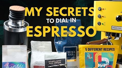 Dialing in Espresso: A Very Good Guide, Maybe the Best