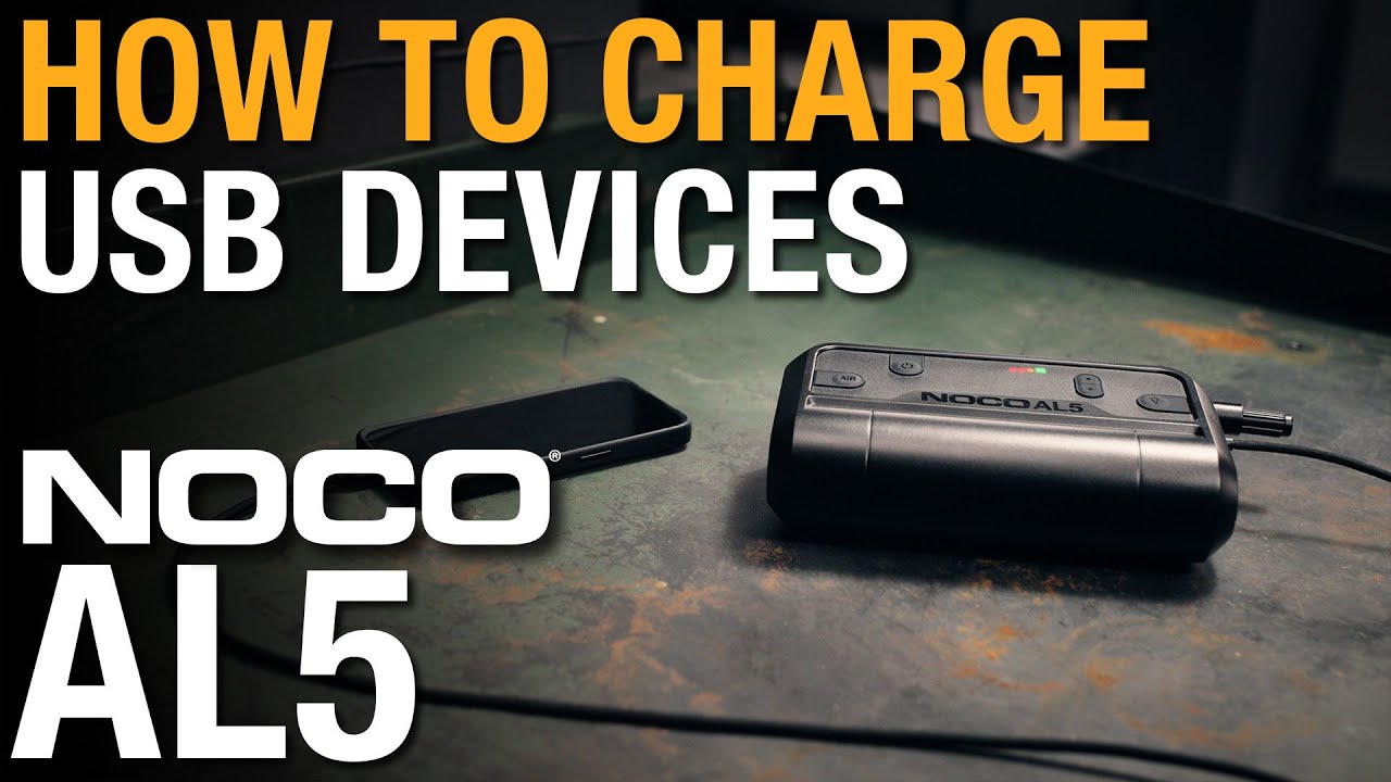 Noco AL5   How To Charge Devices