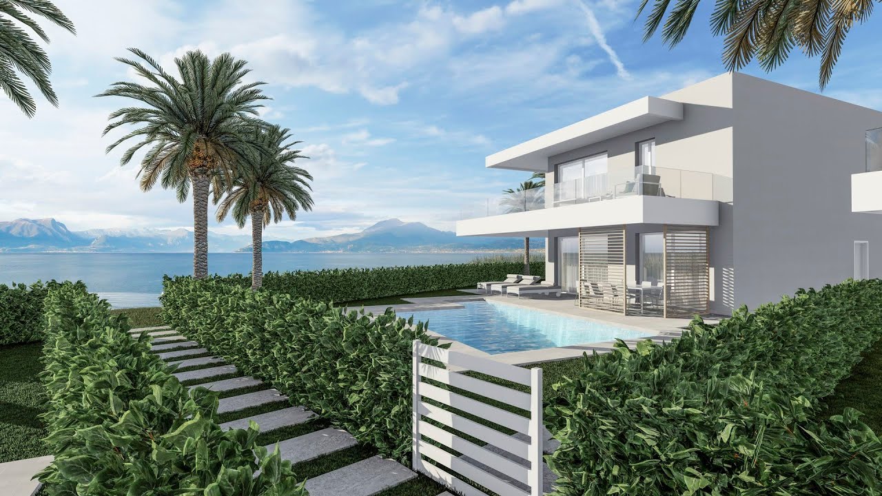 Le Ville di Giulia. Роскошные виллы на самом берегу озера Гарда, Сирмионе