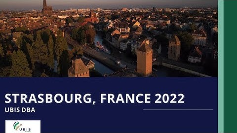 UBIS DBA Experience - Strasbourg, France 2022