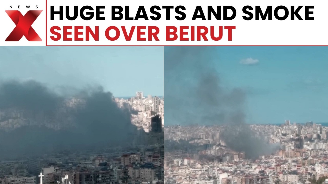 Explosion In Beirut: Massive Explosions Rock Southern Beirut As Israeli ...