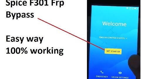 Spice f301 frp bypass || Frp Killer ||