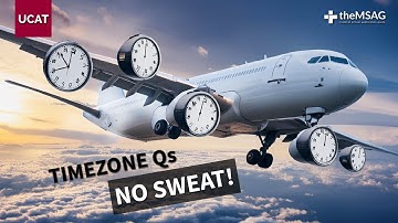 UCAT Quantitative Reasoning - Crack Time Zone Tables Questions with Ease! (Lesson #11)
