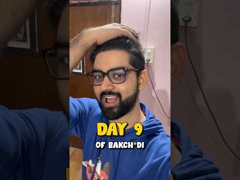 Day 9/60 Bakchodi Challenge #75hard #75hardchallenge #minivlog #shorts  #standupcomedy #rohangujral