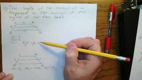 Median of a Trapezoid