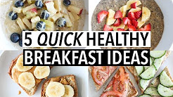 5 QUICK HEALTHY WEEKDAY BREAKFASTS | Easy ideas + recipes!