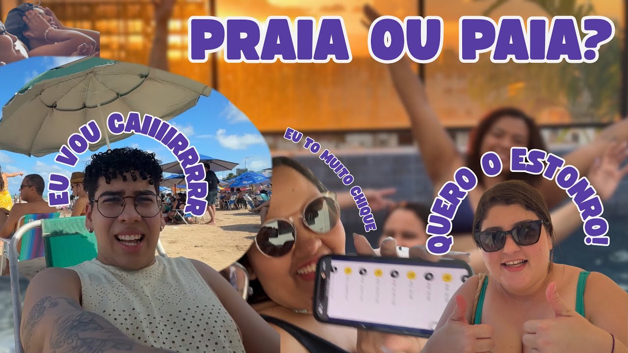 PRIMEIRO DIA EM JOÃO PESSOA! então PRAIOU 👙