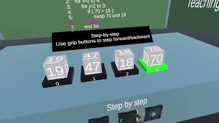 Bubble sort demo screenshot 5