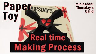 [real time] TOMORROW X TOGETHER minisode2: Thursday’s Child paper toy 組合過程｜making process screenshot 5