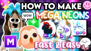 How to make MEGA NEON PETS FASTER In Adopt Me! 2023 *Tips & Tricks* Its Cxco Twins