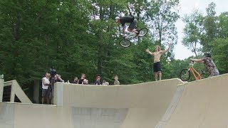 Throwing Down in the Skatepark at the Polaris Invitational