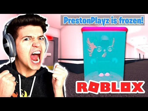 The Biggest Noob Killed PrestonPlayz in Roblox Flee The Facility!