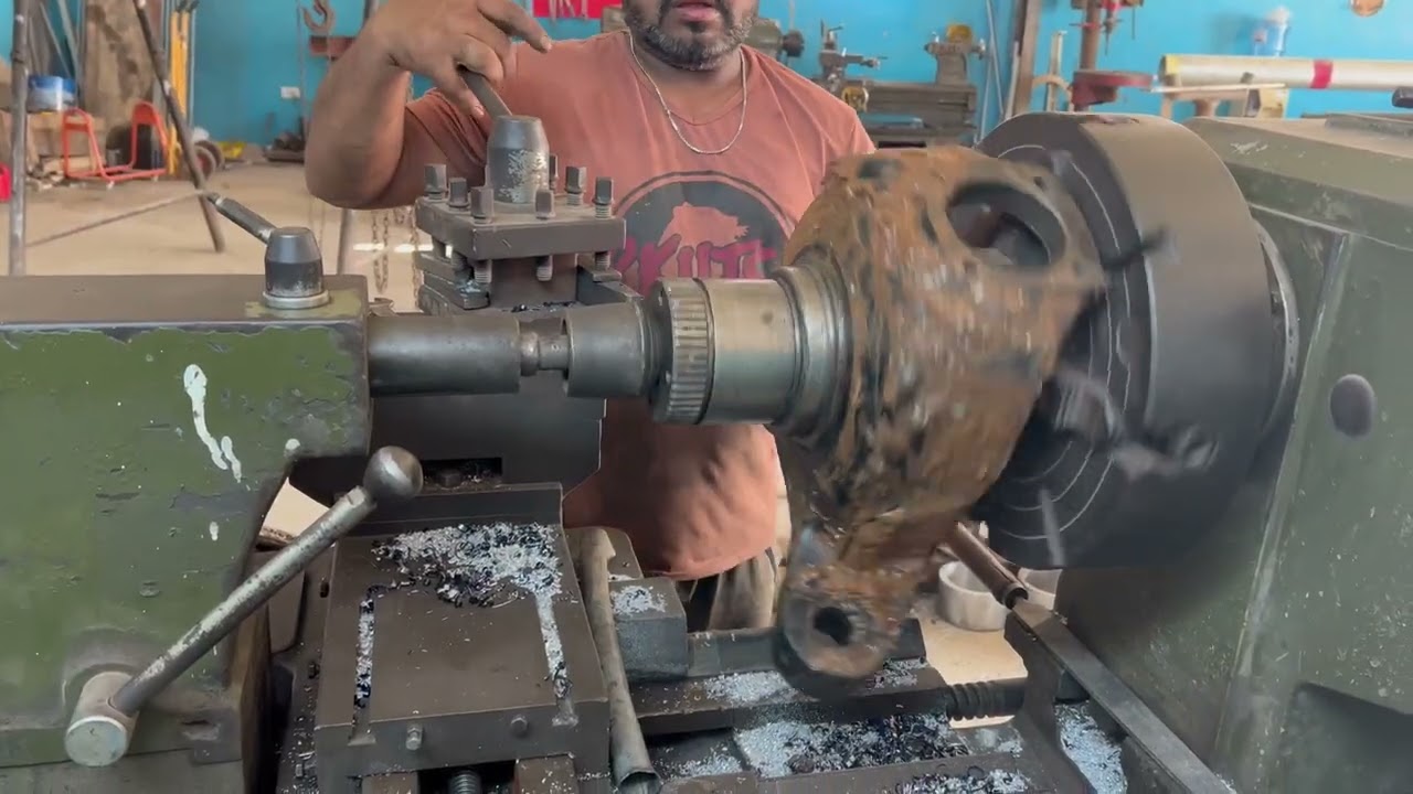 Miscellaneous shaped parts are always challenging to spin on lathe