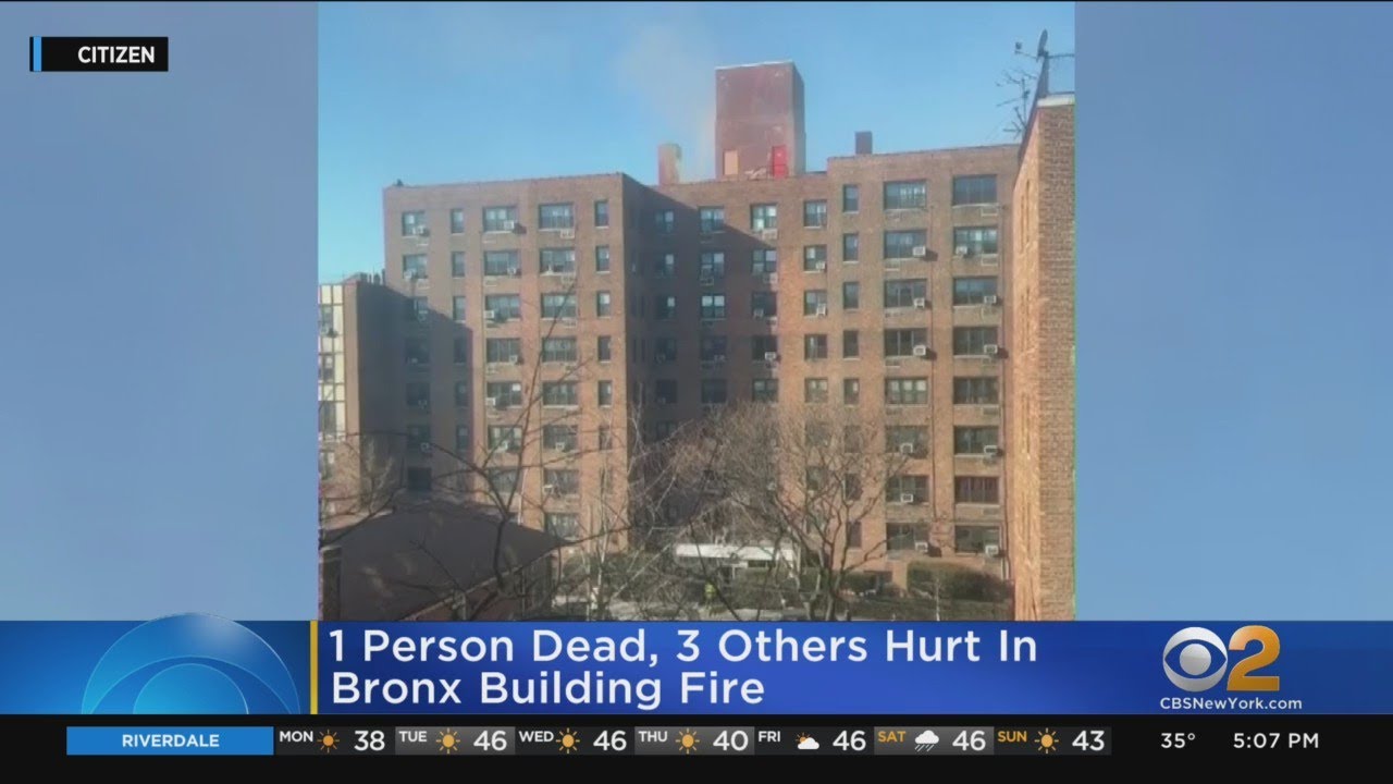 1 Dead, 3 Hurt In Bronx Building Fire - YouTube