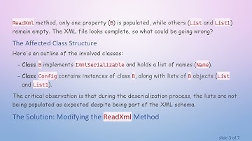 Resolving Issues with IXmlSerializable Deserialization in C#