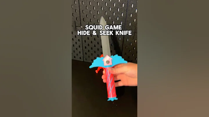 3D printed Squid Game Hide & Seek Knife #3dprinting #howto