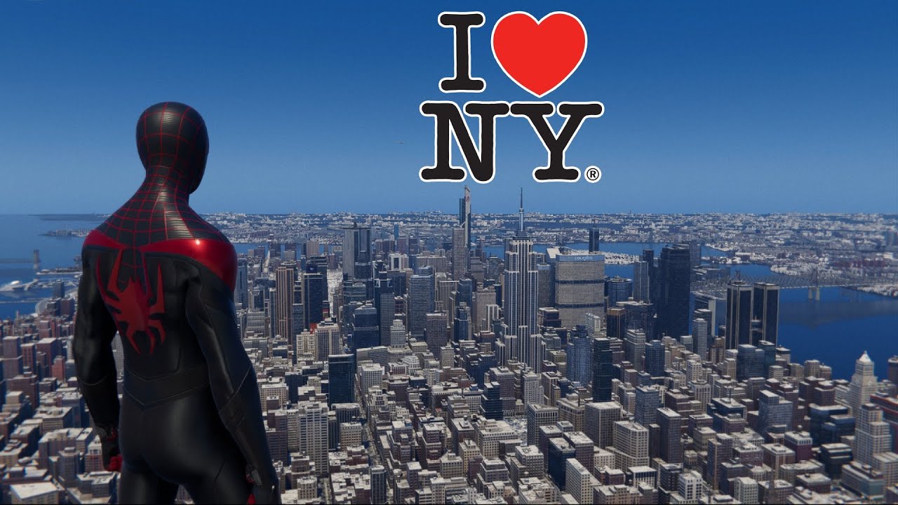 Spider Man Miles Morales New York Landmarks in Winter! (Free Roam) vs